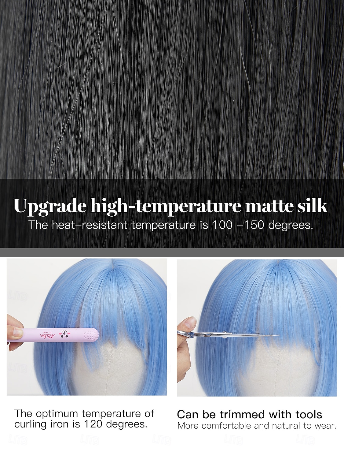 Synthetic Wig Uniforms Career Costumes Princess Body Wave Layered Haircut Neat Bang Machine Made Wig 24 inch Dark Brown Synthetic Hair Women's Cosplay Party Fashion Dark Brown 2025 - $25.99 –P6