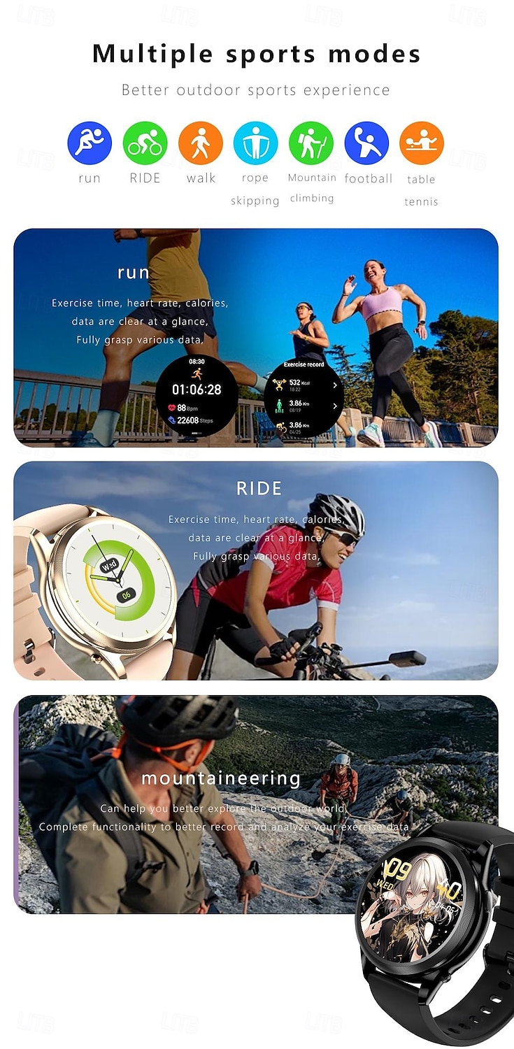 New TWS 2-in-1 With Headset Smart Watch Bluetooth Call Men Watch Women SmartWatch Heart Rate Monitor Play Music Watch 2025 - $78.99 –P15