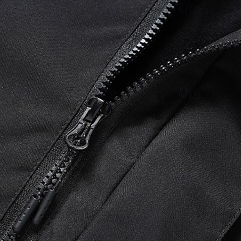 Men's Softshell Jacket Hiking Jacket Winter Outdoor Color Block Thermal Warm Sun Protection Windproof Water Resistant 3-in-1 Jacket Lightweight Jacket Windbreaker Jacket Traveling Black Red Blue Dark 2025 - $75.99 –P10