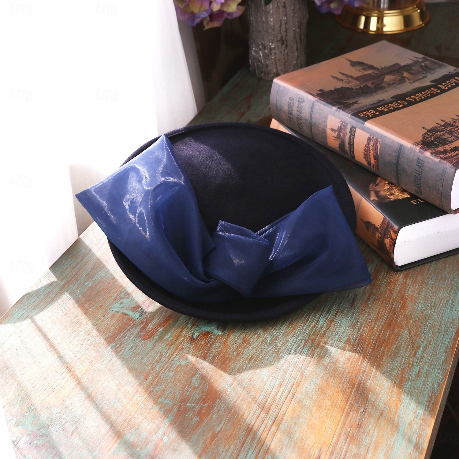 шляпы 100% шерсть шляпа-блюдце цилиндр свадебный коктейль элегантный свадебный с бантом сращивание головной убор головной убор 2026 - $27.99 –P14