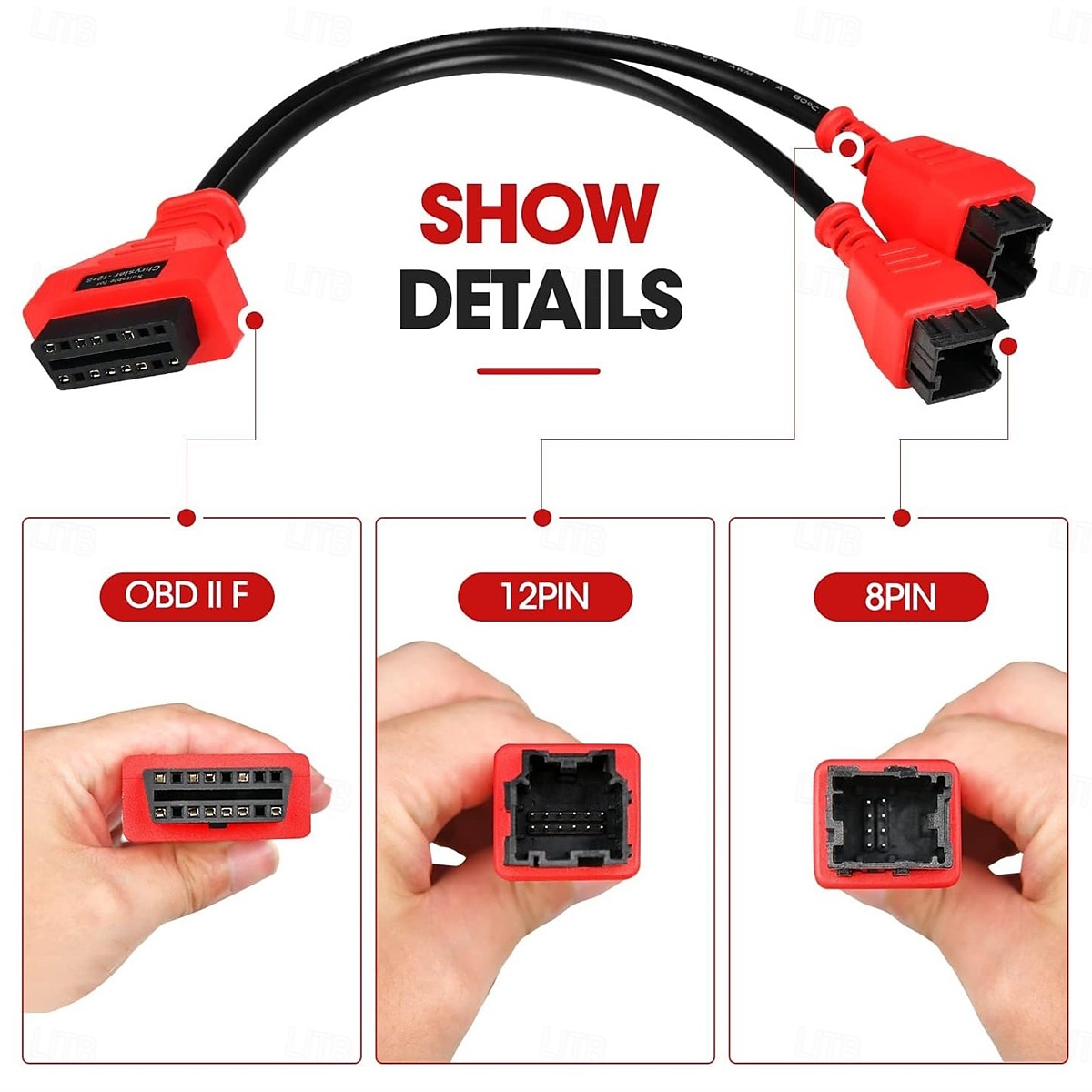 محول obd2 الأصلي لكرايسلر 12 &8 موصل كابل برمجة كابل بروتوكول بوابة التجاوز 2025 - $26.99 –P2