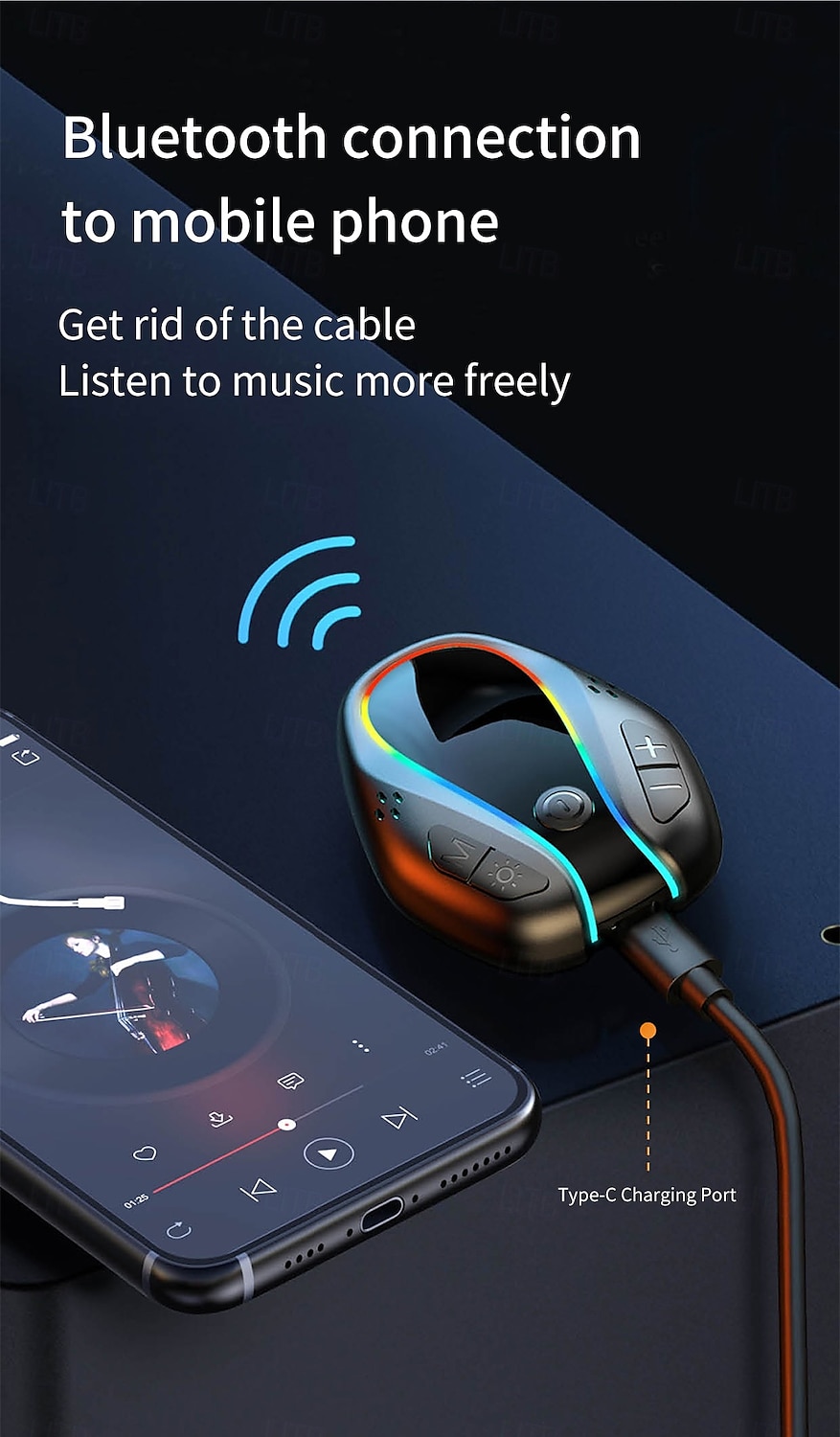 Car Bluetooth 5.0 Receiver for Car Noise Cancelling Bluetooth AUX Adapter Bluetooth Music Receiver for Home Stereo/Wired Headphones/Handsfree Calling 16 Hours Battery Life-BlackSilver 2025 - $31.99 –P12
