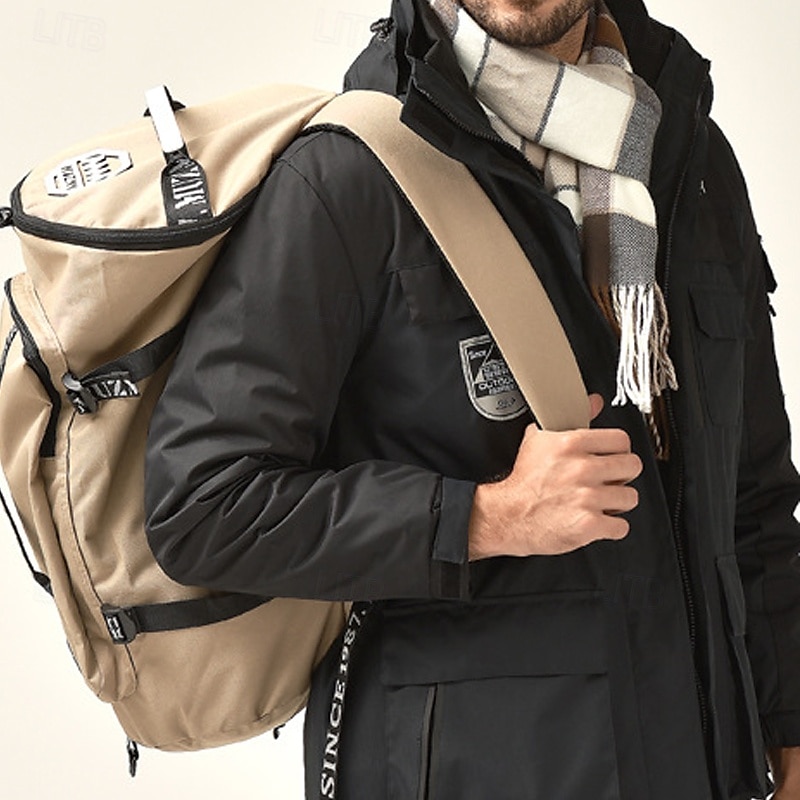 Hombre Chaqueta Softshell Chaqueta para senderismo Invierno Al aire libre Bloque de color Resistente al Viento Resistente al Agua Chaquetas 3-en-1 Chaqueta cortavientos Viaje Negro Marfil Azul Marino 2025 - $88.79 –P6