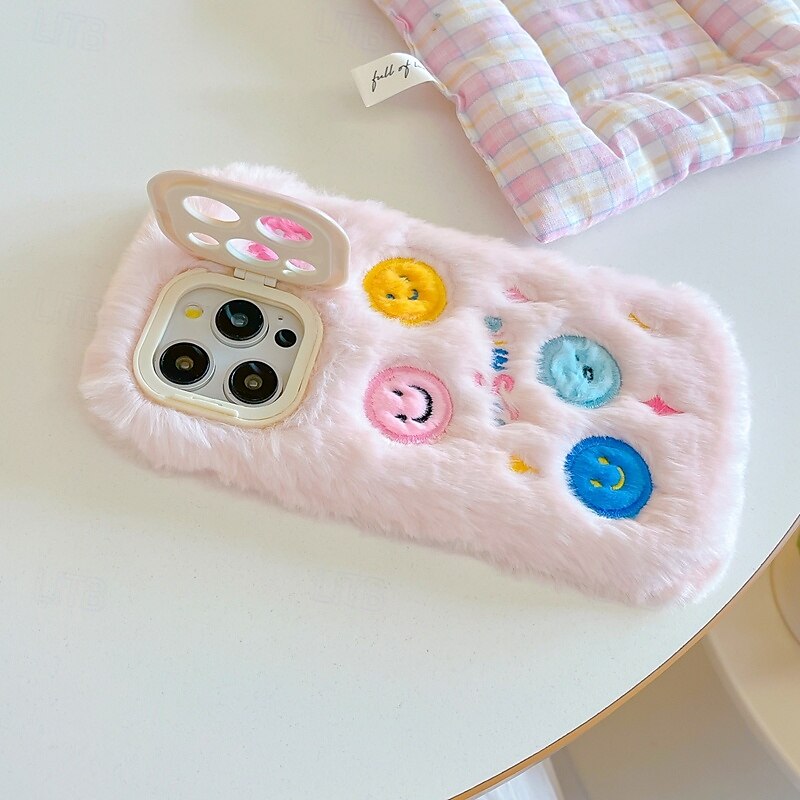 2025年 電話 ケース 用途 iPhone 16 Pro Max プラス iPhone 16 Proマックス iPhone 15 プロマックスプラス iPhone 15 Pro Max iPhone 14 13 12 Pro Max Plus iPhone 14 Pro Max iPhone 13 12 11 Pro Max バックカバー スタンド付き 耐衝撃 レトロ風 プラッシュ  コレクション – $17.99 –P3