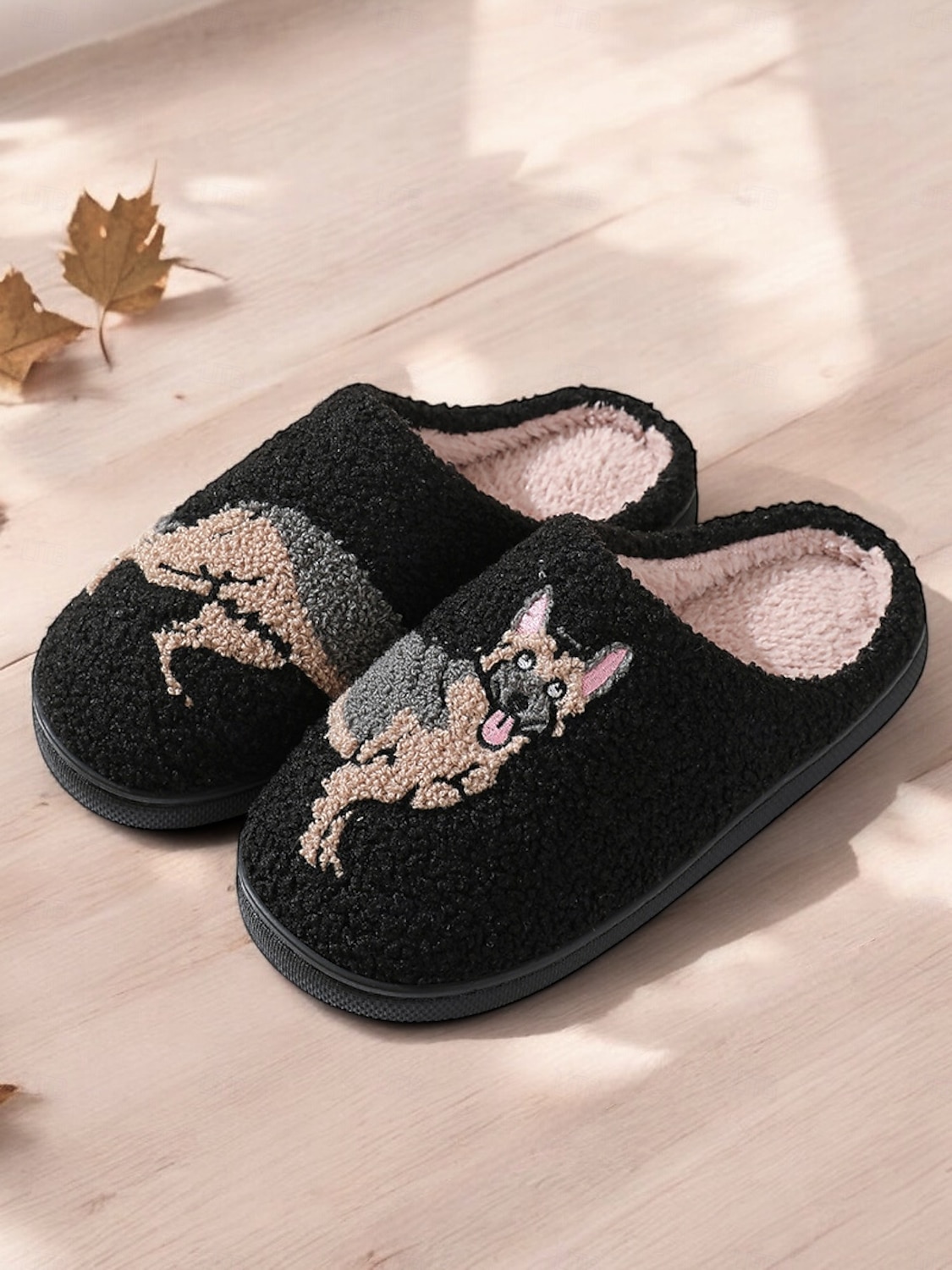 pantofole da donna con ricamo a forma di bassotto – calde scarpe da interno foderate in pile per gli amanti dei cani del 2025 a $14.99 –P3