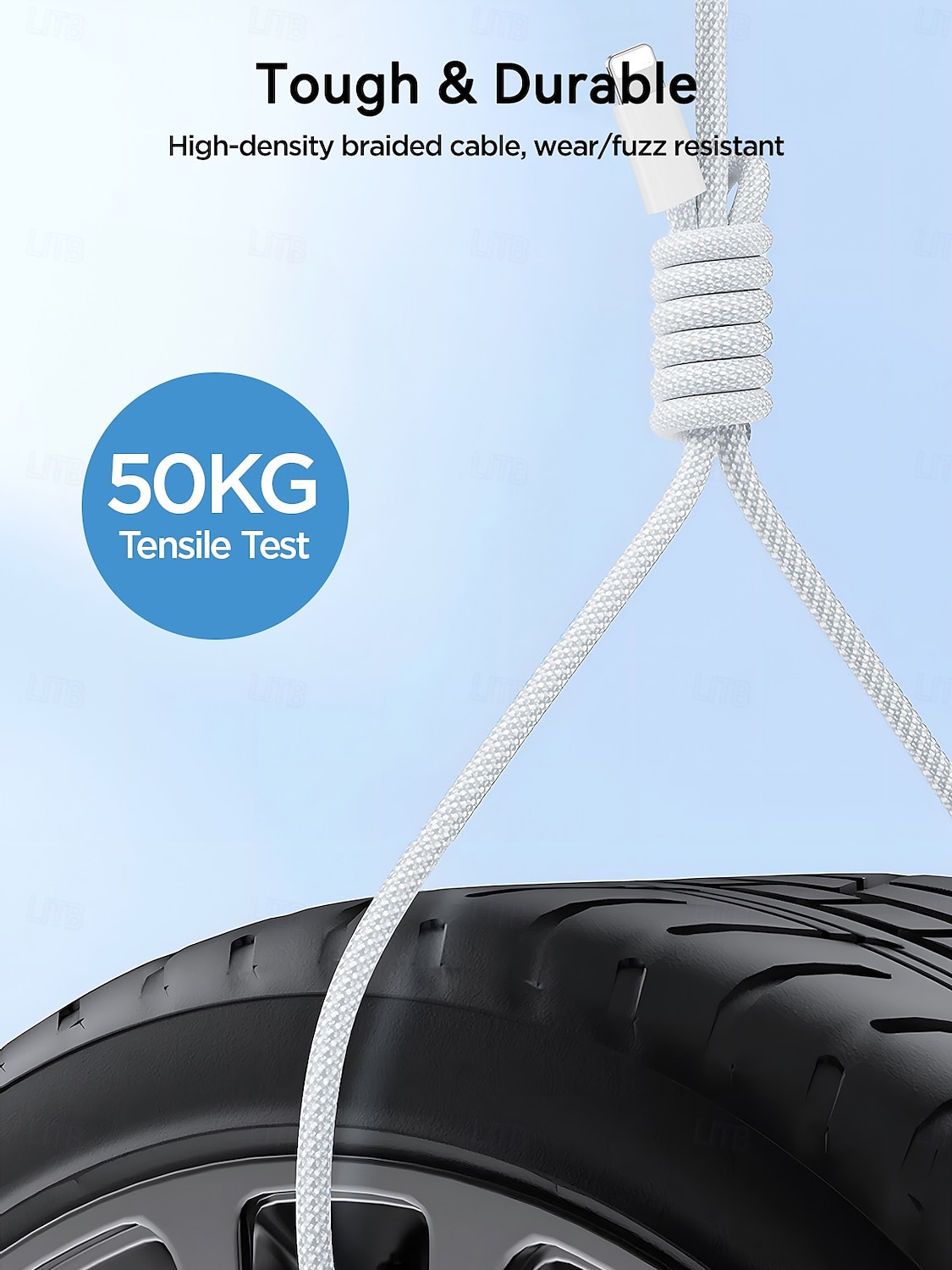 Joyroom Lightning Cable 30W 3.3ft USB C to Lightning 3 A Fast Charging Nylon Braided Durable Soft Touch For iPhone Phone Accessory 2025 - $14.99 –P3