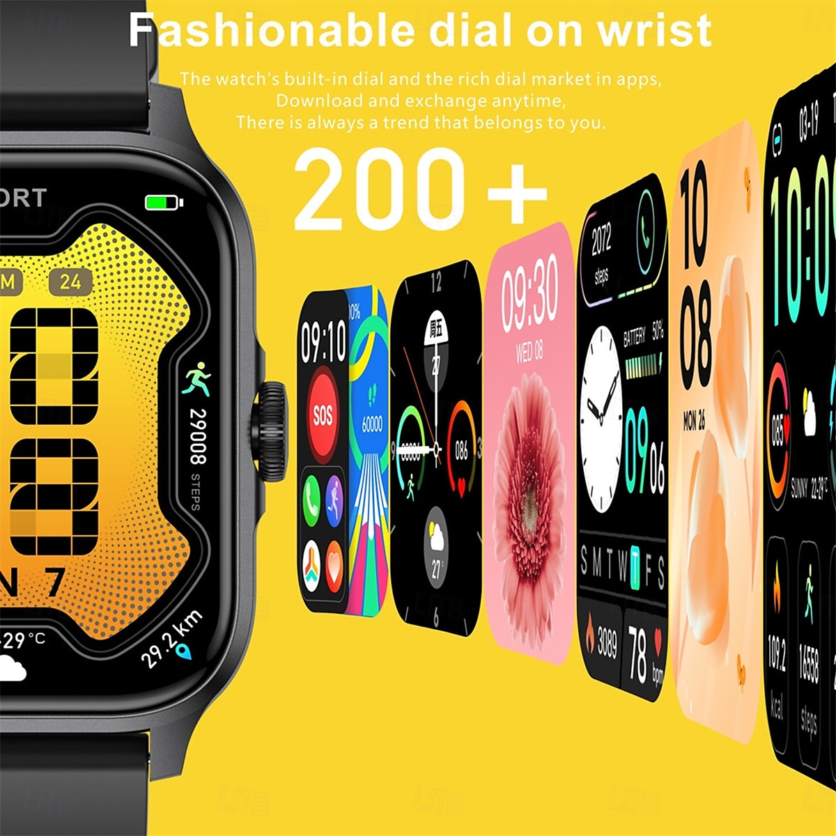 QX15 Smart Watch 1.85inch Health Monitoring AI Voice Assistant Men Women Fashion Sport Fitness Tracker Smartwatch 2025 - $39.99 –P13