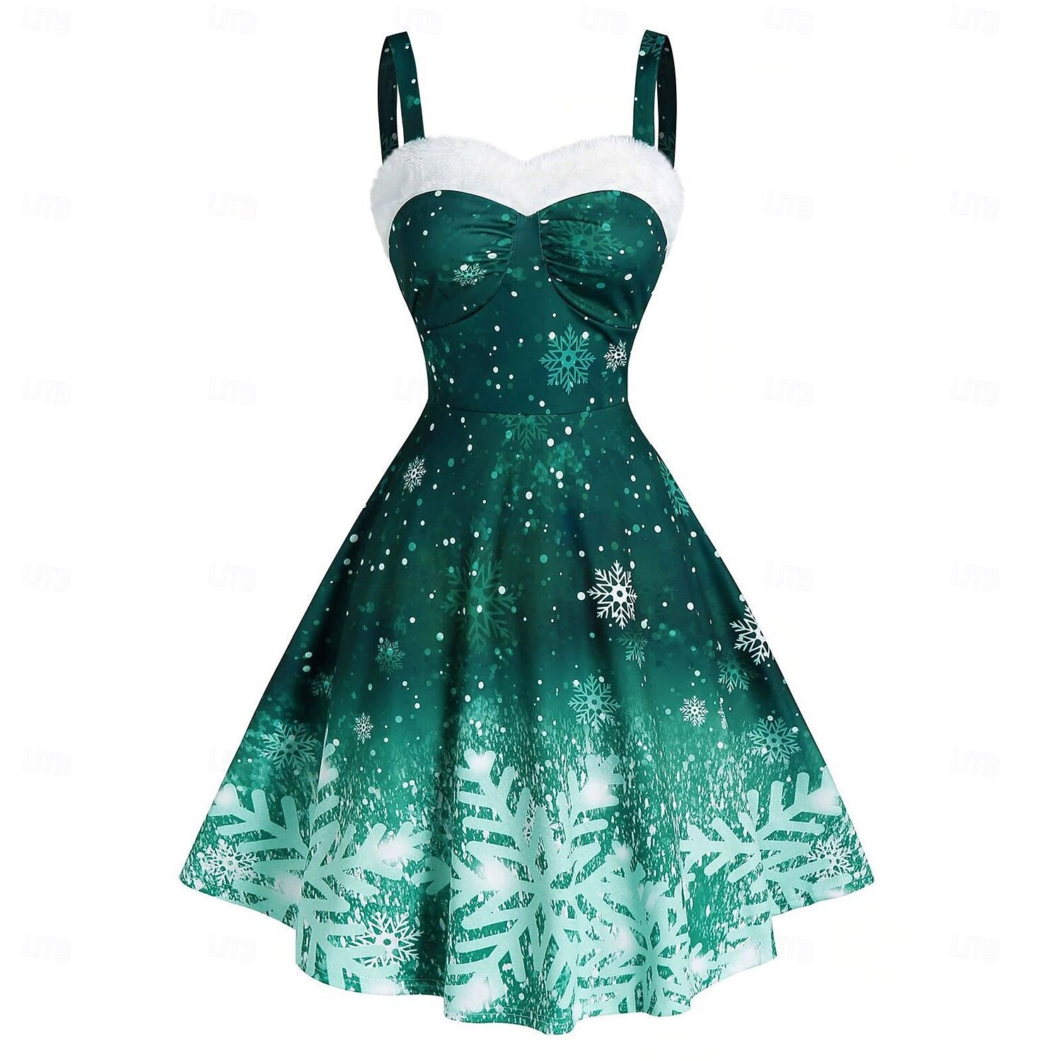 A-Linie Kleid Ausgefallenes Weihnachtskleid Weihnachten Damen Weihnachten Maskerade Heiligabend 1950s Erwachsene Party Weihnachten Silvester Kleid 2025 - $24.99 –P7