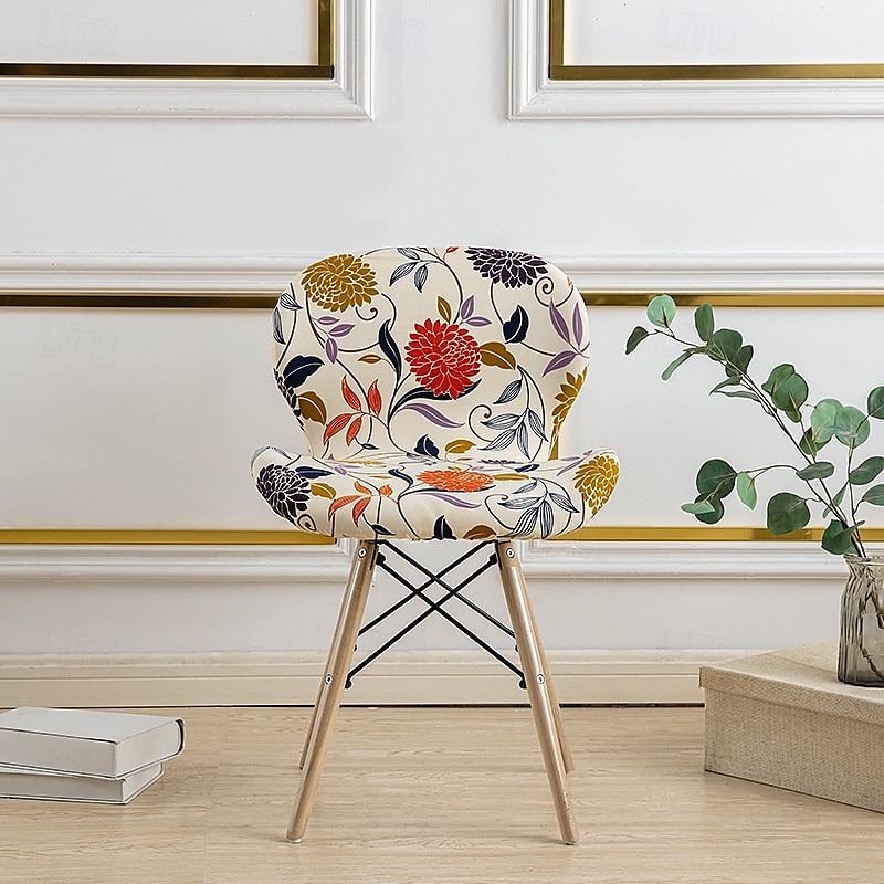 Funda elástica para silla de comedor, funda duradera y flexible, perfecta para proteger y renovar sus sillas, agrega estilo y comodidad a la decoración de su sala de estar, comedor o oficina. 2025 - $12.49 –P3