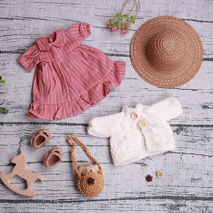 Handmade Waldorf Doll Clothes Set for 12 inch Doll Handmade Muppet Doll for Christmas Gifts 2026 - $25.99 –P1