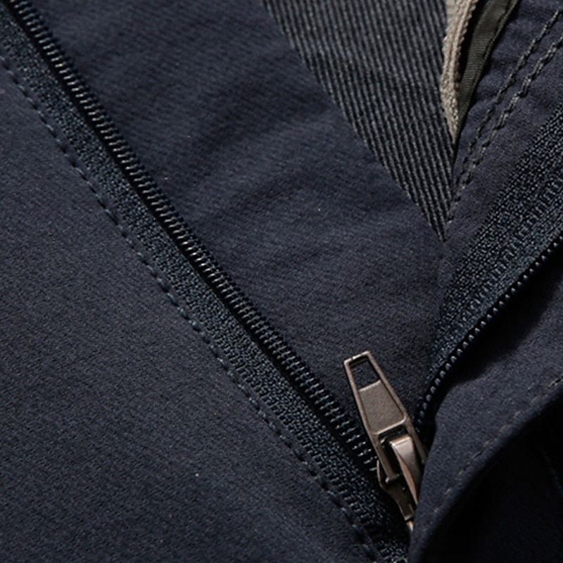 Hombre Pantalones al aire libre Pantalones para senderismo Pantalones tácticos Militar Al aire libre Ajuste regular Impermeable Transpirable Secado rápido Pantalones / Sobrepantalón Negro Azul Marino 2025 - $44.99 –P8