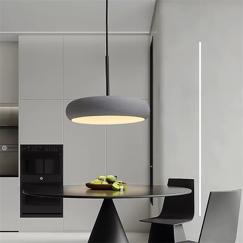 تصميم فانوس معلق مصباح معلق من الجبس بسيط وحديث 110-240 فولت 29 سم 2025 - $177.99 –P2