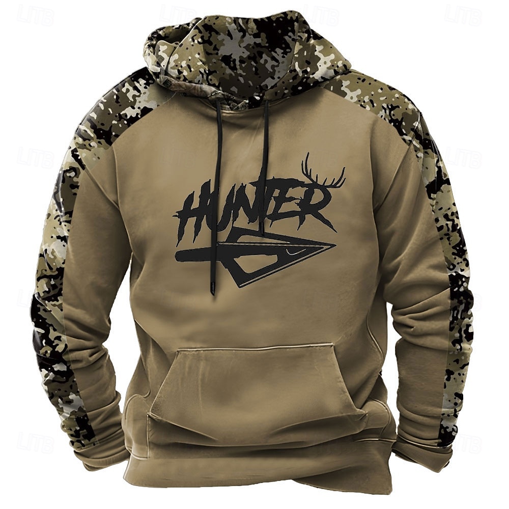 Men's Hoodie Black Brown Green Hooded Camouflage Camo / Camouflage 3D Print Cool Fall Winter Clothing Apparel Hoodies Sweatshirts  2025 - $29.99 –P5