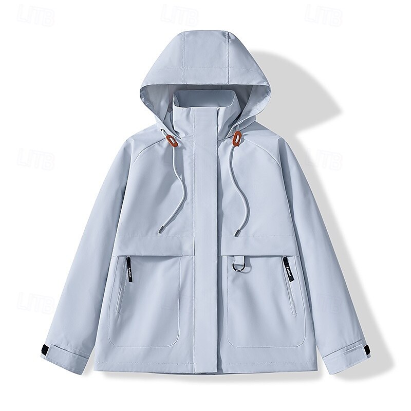Men's Softshell Jacket Hiking Jacket Outdoor Windproof Water Resistant Lightweight Jacket Windbreaker Jacket Traveling Black White Yellow Red Purple 2025 - $55.99 –P6