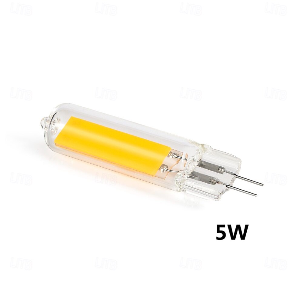 Светодиодные лампы g4 cob glass с регулировкой яркости, без мерцания, 2 Вт/3 Вт/5 Вт, переменный/постоянный ток 12 В, хрустальная лампочка для lampada, lampara, люстра, освещение 6/10 шт. 2025 - $20.99 –P6
