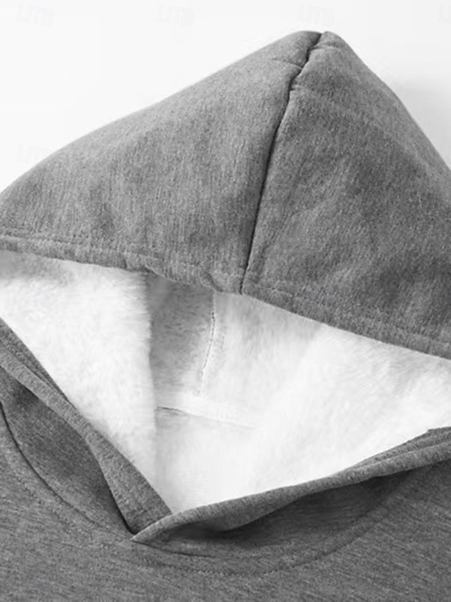 Completo da donna in 2 pezzi felpa con pantaloni in pile maniche lunghe cappuccio con stampa di renna casual rosa scuro blu grigio autunno vestibilità regolare del 2025 a $49.99 –P4