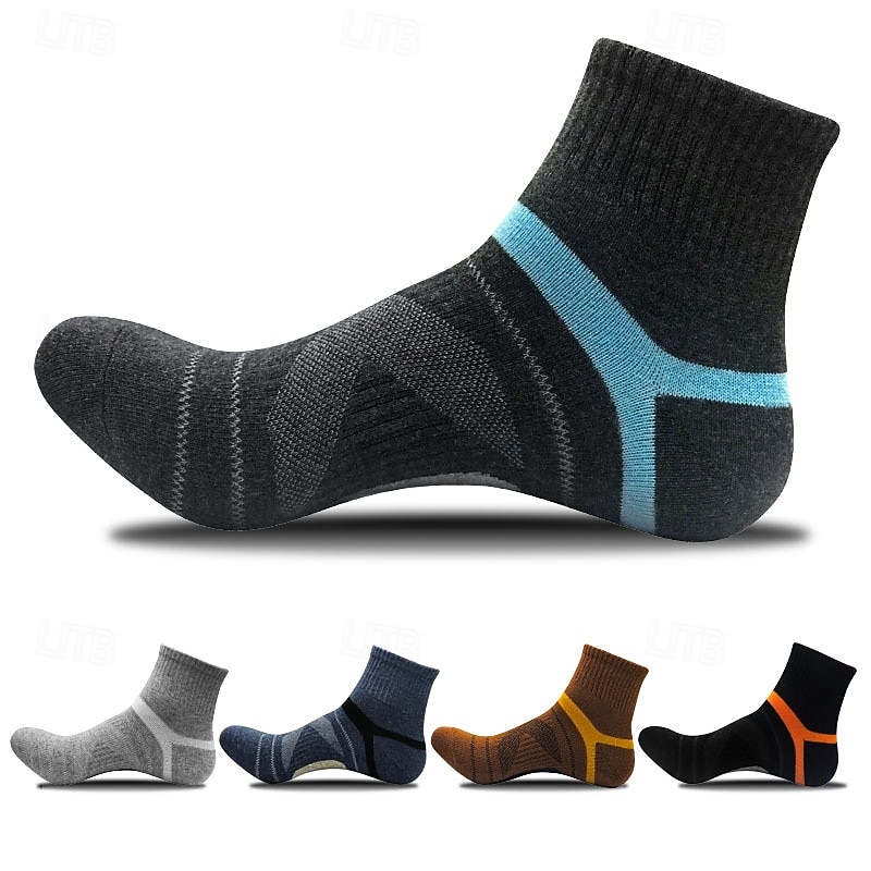 Per uomo 2 coppie Confezioni multiple Calzini Squadra di calcio Calzini da corsa Calzini casual Nero Blu Colore Strisce Sportivo Giornaliero Da mare Di base Medio spessore Primavera Autunno Di del 2025 a $5.99 –P1