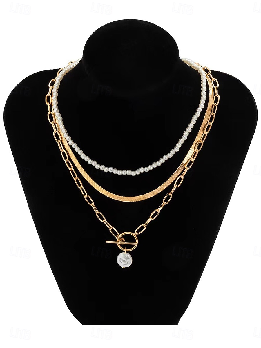 choker-kaulakoru kromi naisten punk-muoti kerroksinen epäsäännöllinen kaulakoru häihin ystävänpäiväkadulle 2026 - $11.99 –P4