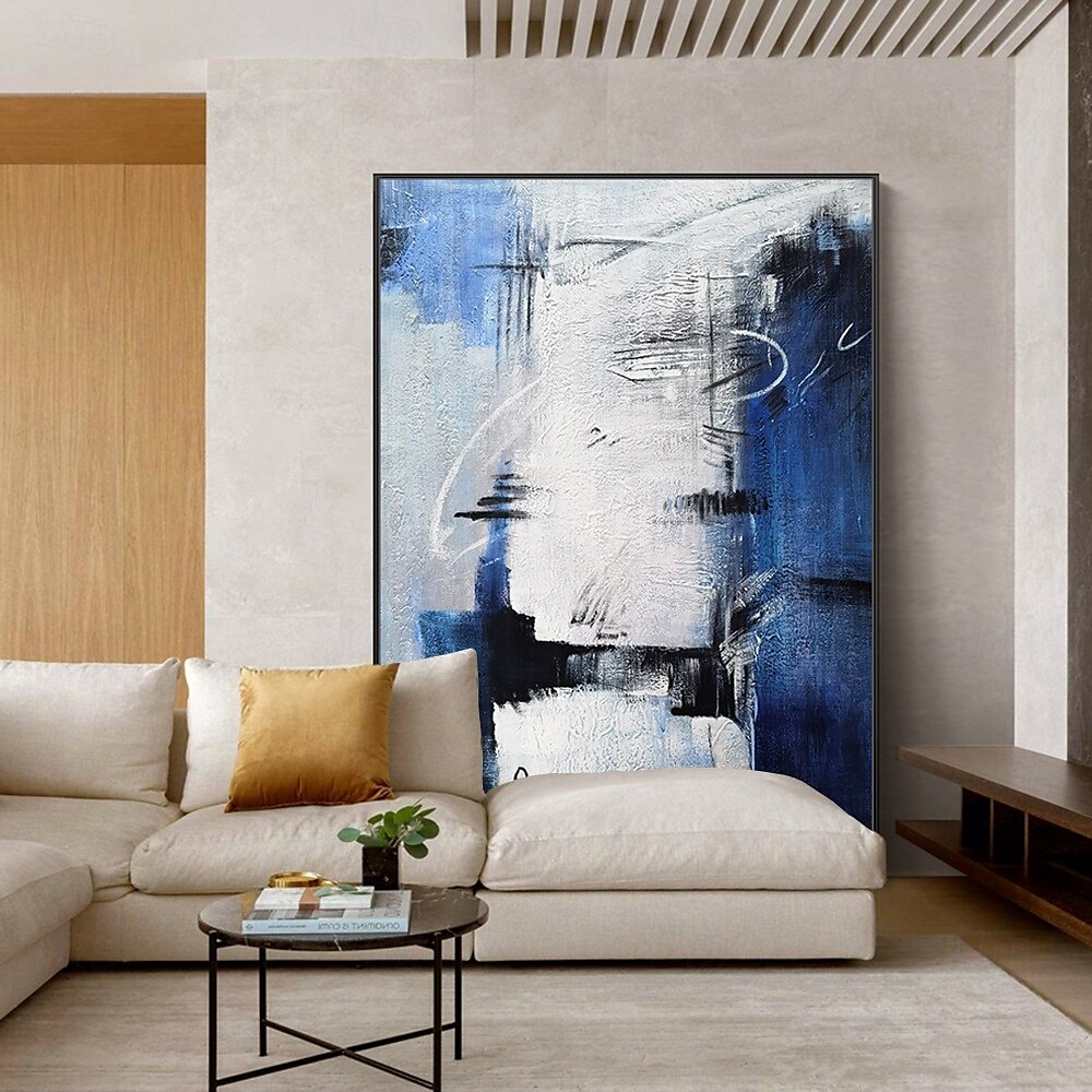 Mintura Handmade Abstract Texture Oil Paintings On Canvas Wall Art Decoration Modern Picture For Home Decor Rolled Frameless Unstretched Painting 2025 - $66.99 –P2
