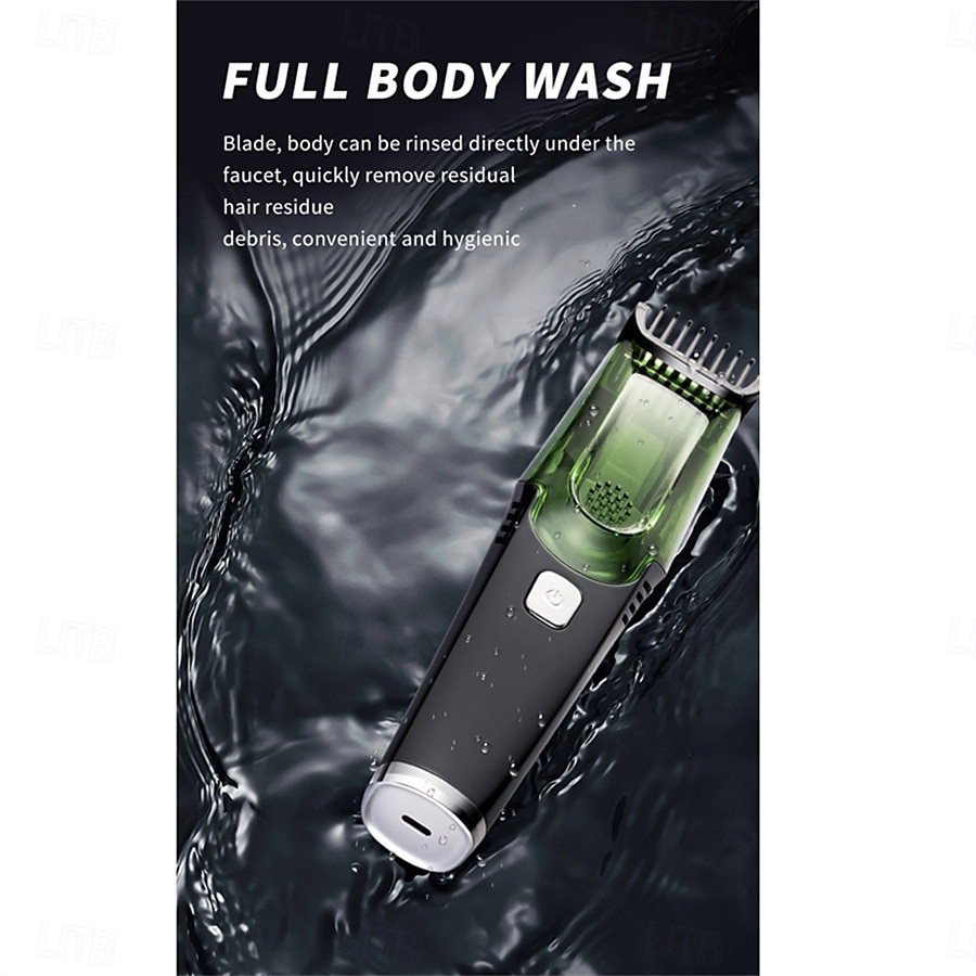 Vacuum Beard Shaver USB Rechargeable Vacuum Shaver Hair Clipper Washable Barber Hair Clipper Gifts for Men 2025 - $44.99 –P8