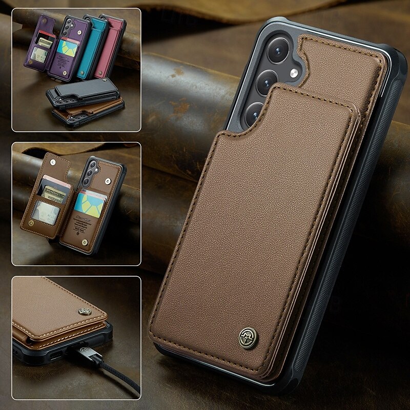 téléphone Coque Pour S24 S24 Ultra Plus S24 FE S23 S22 S21 S20 Ultra Plus FE A55 A35 A25 A15 5G A54 A34 A14 A53 A33 A23 A13 S25 Ultra Coque Arriere Avec Support Fente pour carte Antichoc Rétro TPU PC de 2025 ? $19.99 –P12