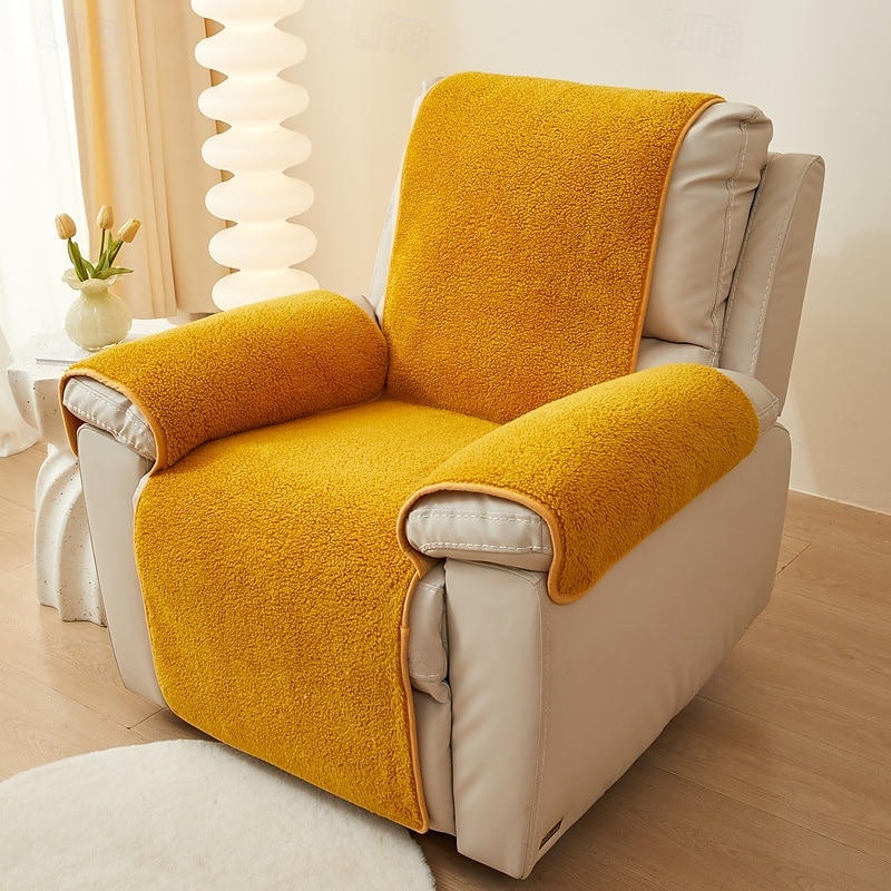 Housse de fauteuil inclinable en polaire, douce et confortable, parfaite pour protéger et rafraîchir votre fauteuil inclinable, ajoute confort et chaleur à votre salon ou à votre décoration de cinéma de 2025 ? $51.99 –P9