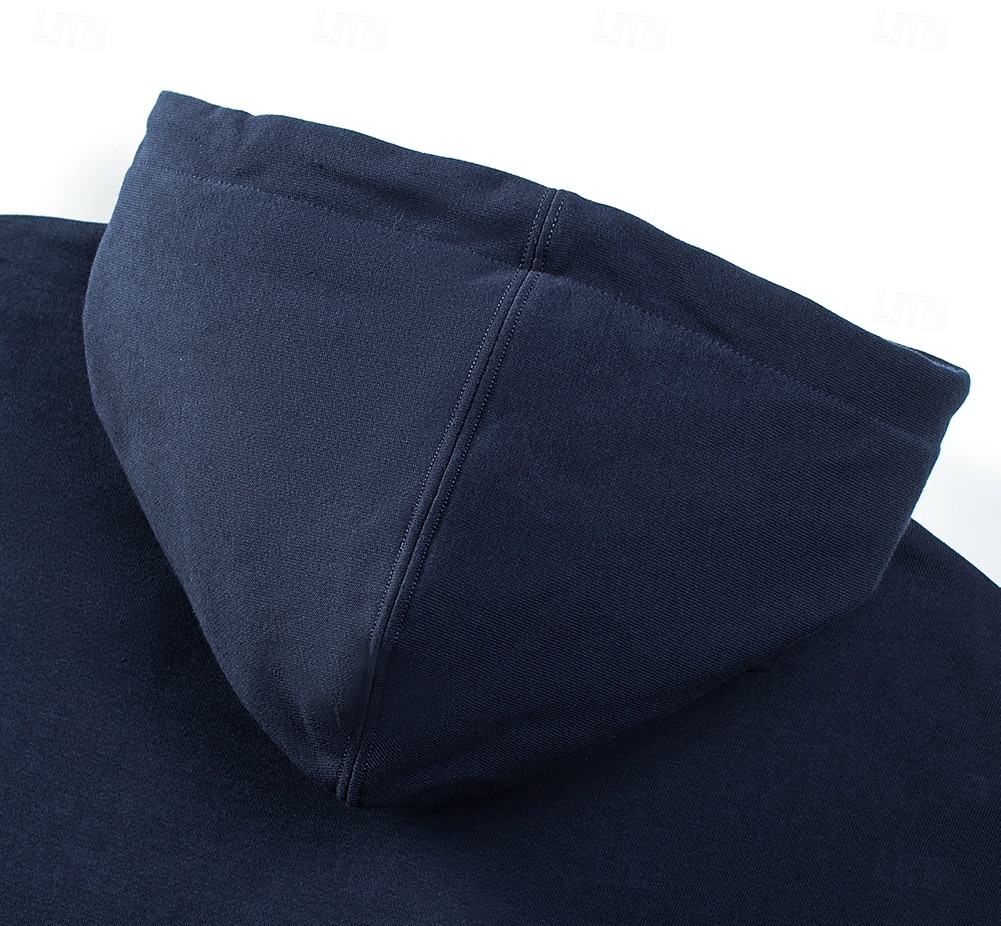 Men's Hoodie Black White Navy Blue Hooded Plain Pocket Christmas Gifts Work Sports & Outdoor Active Cool Basic Fall Winter Clothing Apparel Hoodies Sweatshirts  Long Sleeve 2025 - $28.99 –P15
