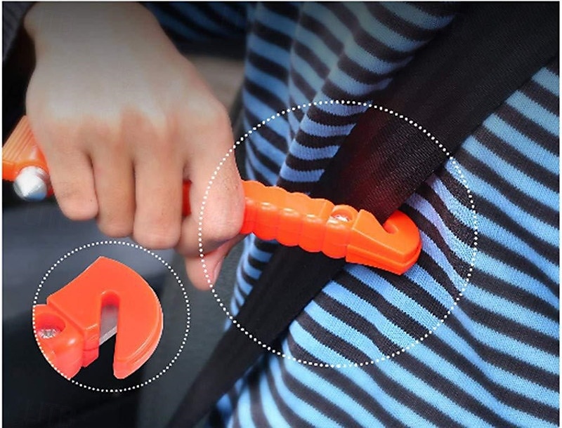 Car Safety Hammer 2 Pack Car Window Glass Breaker and Seatbelt Cutter 2-in-1 Car Emergency Rescue Hammer Auto Emergency Life Rescue Escape Tool 2025 - $21.99 –P5