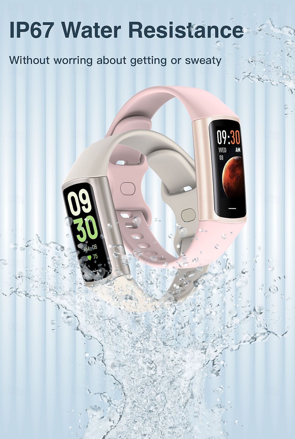 C68L Smart Watch 1.49 inch Smartwatch Fitness Running Watch Bluetooth Pedometer Call Reminder Fitness Tracker Compatible with Android iOS Women Men Long Standby Hands-Free Calls Waterproof IP 67 38mm 2025 - $32.99 –P9