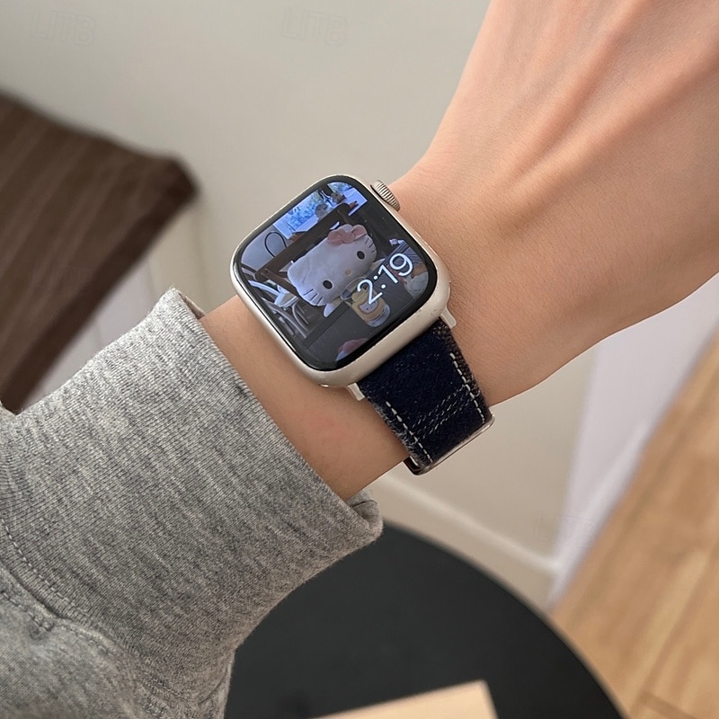 סולו לופ מותאם ל רצועת השעון של Apple Watch 38 מ"מ 40 מ"מ 41 מ"מ 42 מ"מ 44 מ"מ 45 מ"מ 49 מ"מ נשים מתכוונן דמוי עור רצועת שעון חלופית ל iwatch Ultra 2 Series 9 8 7 SE 6 5 4 3 2 1 2025 - $21.99 –P3