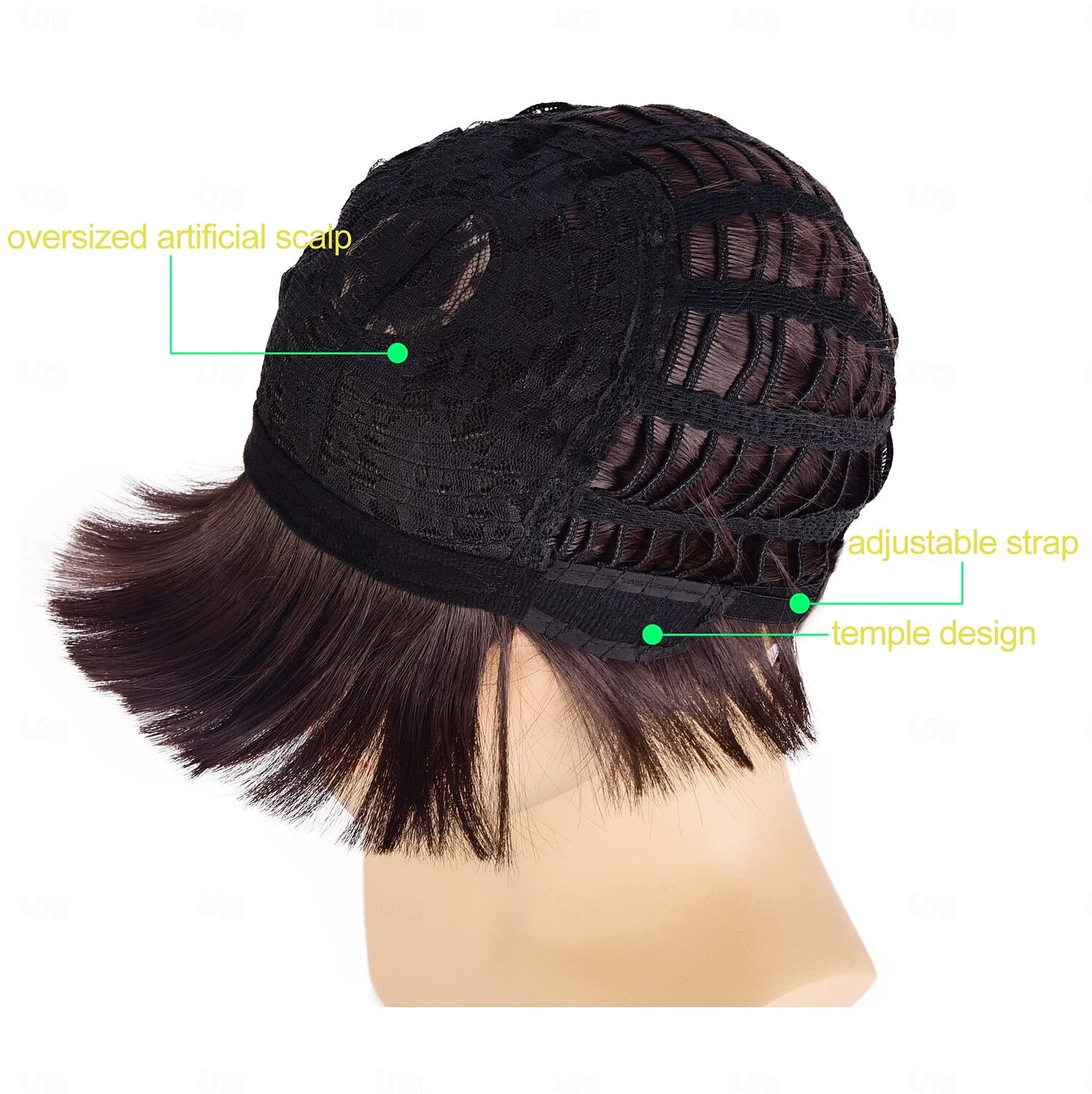 Short Mushroom Wig for Men-Synthetic 60s Bowl Cut Wigs for Anime Movie Music Costume Halloween Cosplay Party 2026 - $18.99 –P7