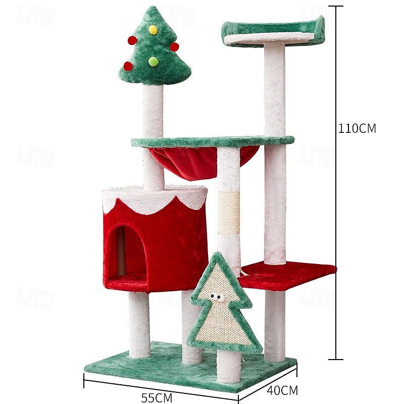 macska macska fa macska torony macska lakás patchwork egyszínű tartós, könnyen felszerelhető aranyos speciális anyag nagy macskáknak 2025 - $184.99 –P4