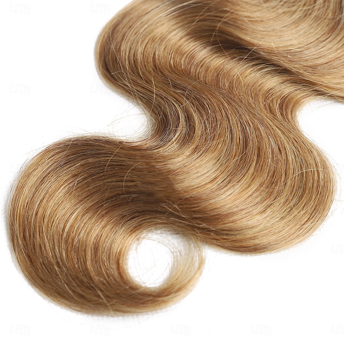 #27 Honigblond Echthaar-Extensions #27 Körperwelle 1 Bündel Haarweben 2025 - $67.99 –P5