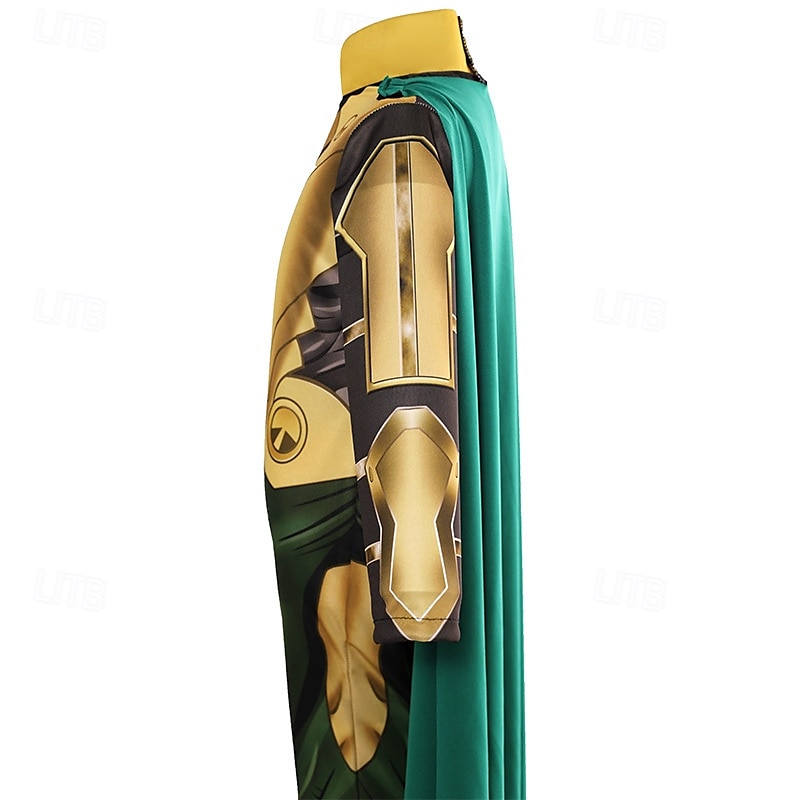 Ragnarök Loki Roupa Ocasiões Especiais Fatos de Corpo Trajes temáticos de filmes e séries Cosplay filme for Para Meninos Crianças Dia Das Bruxas Carnaval Espetáculo Festa Palco de 2025 por $49.99 –P5