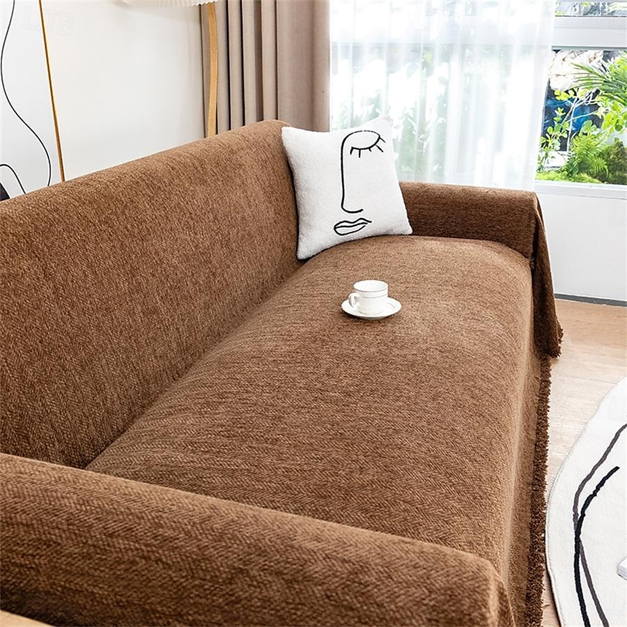 Serviette de canapé en chenille de haute qualité, tissu doux et moelleux, parfait pour protéger les canapés de la saleté et des taches, durable et confortable, idéale pour une utilisation quotidienne, de 2025 ? $46.99 –P17
