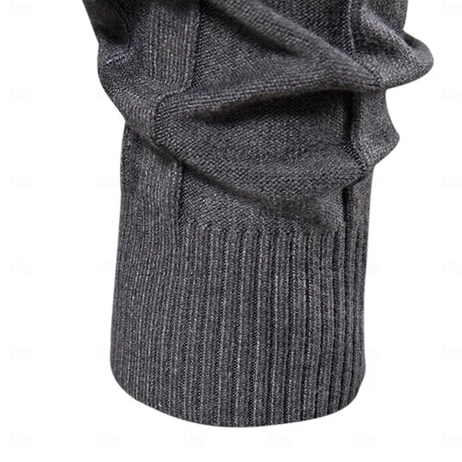 Herre Genser Pullover genser Strikketøy Riflet Strikke Vanlige topper Fargeblokk Rullekrage Strikketøy Nøytral utendørs Klær Vår & Vinter Svart Gul S M L 2025 - $16.99 –P8