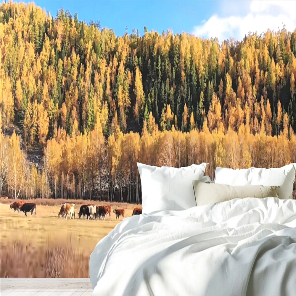 Landscape Nature 3D Wallpaper Home Decoration Wall Mural Roll Peel and Stick Removable PVC/Vinyl Material Self Adhesive/Adhesive Required Wall Decor for Living Room 2025 - $13.99 –P2