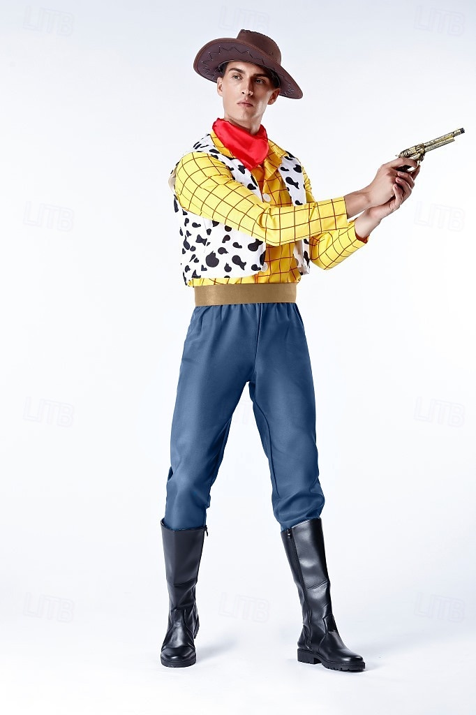 Příběh hraček Dřevnatý Cosplay kostým Halloween rekvizity Maškarní Anime předvečer Všech svatých Filmové kostýmy for Pánské Dospívající Dospělé Vánoce předvečer Všech svatých Nový rok 2025 - $60.99 –P4