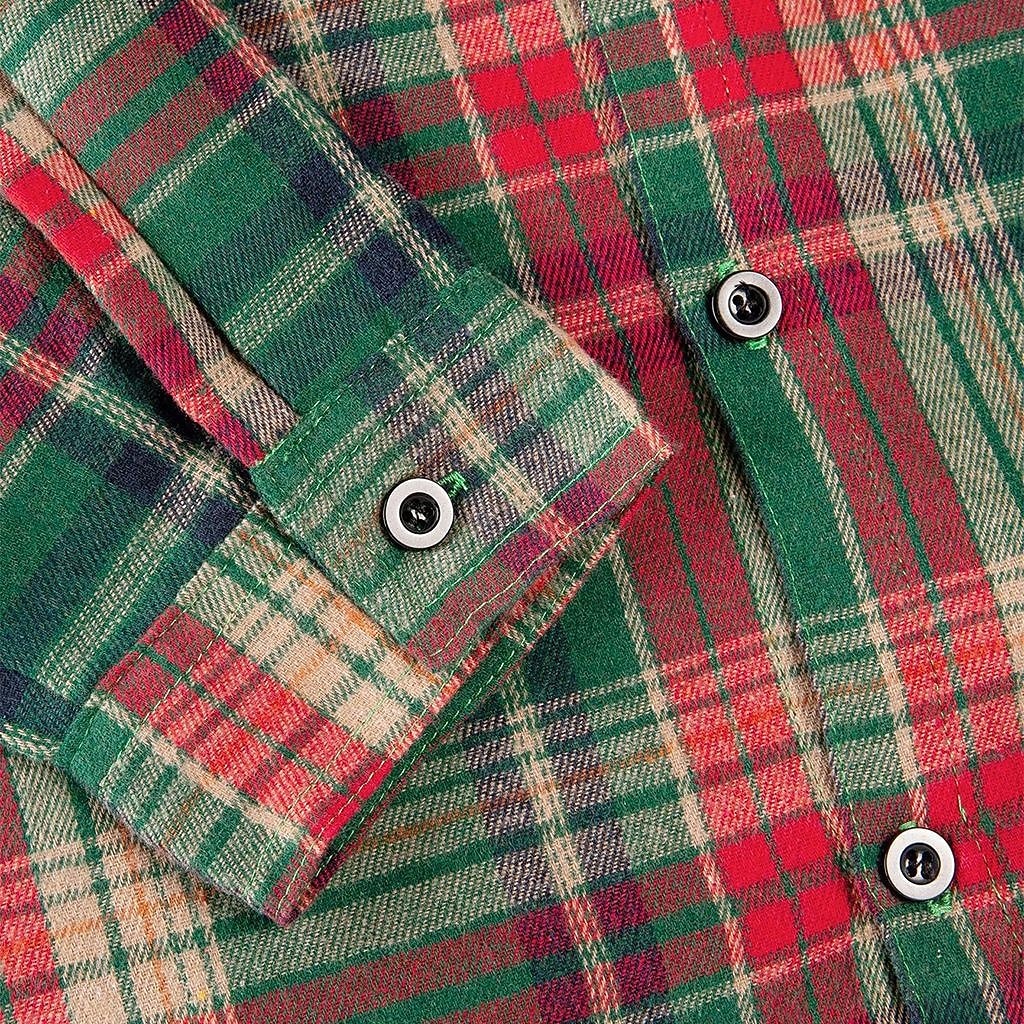 Per uomo Camicia Camicia di flanella Sovracamicia Camicia di Natale A quadri Esterno Strada Nero Verde Caffè Manica lunga Con cappuccio Inverno Primavera & Autunno Abbigliamento del 2025 a $27.99 –P6
