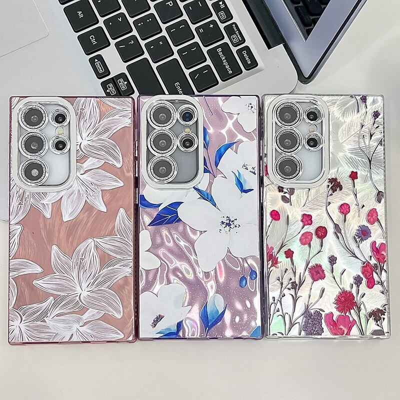 телефон Кейс для Назначение SSamsung Galaxy S24 S24 Ultra Plus S24 ФЭ S23 Ultra А55 А35 А25 А15 5Г A54 S25 Ультра Кейс на заднюю панель Защита от удара Ретро ТПУ ПК 2025 - $13.99 –P2
