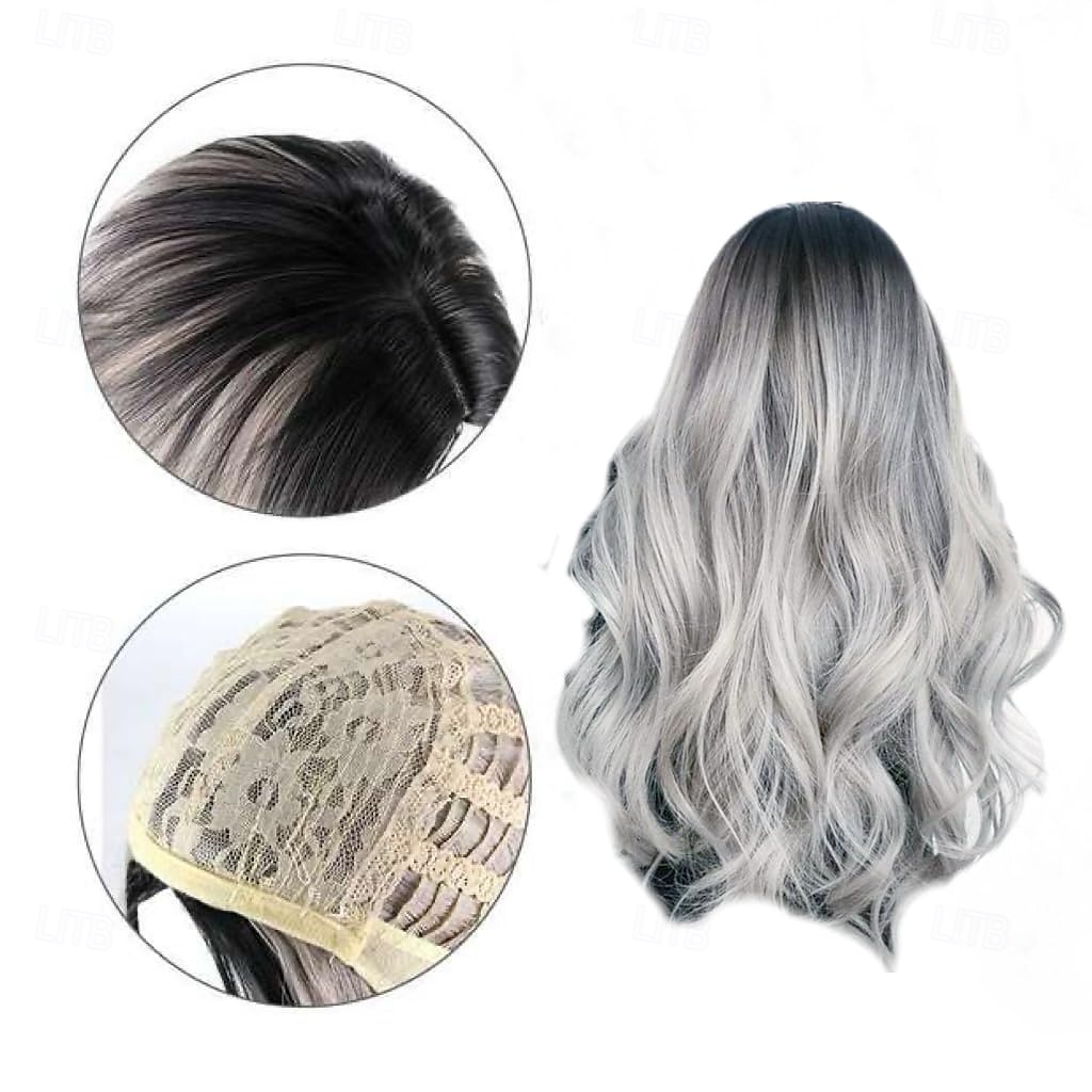 perruques de remplacement de cheveux perruque synthétique longue bouclée ondulée pour femmes noires utilisation quotidienne de fête de 2025 ? $19.99 –P6