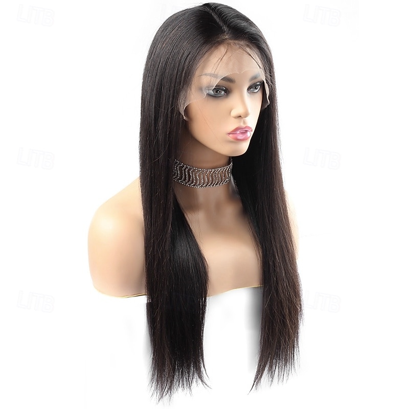 Conjunto de cabelo liso humano completo de 10 a 30 polegadas, 5x5, renda frontal, cabelo liso, densidade de 150% de 2026 por $152.99 –P3