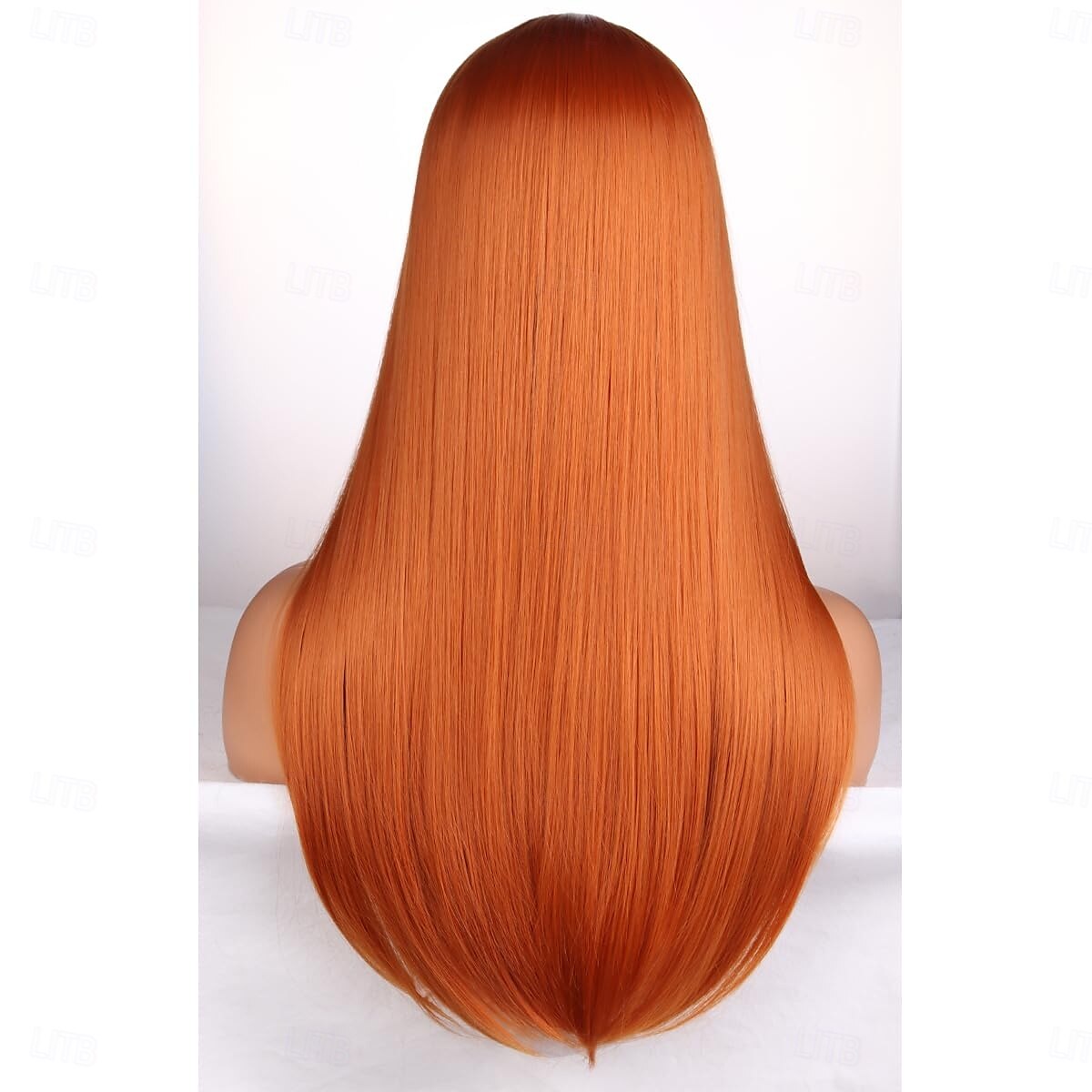 perruque orange foncé pour femme longue perruque droite en cuivre rouge avec frange perruques de cheveux auburn roux fibre synthétique résistante à la chaleur costume de cosplay d'halloween de 2025 ? $16.49 –P4