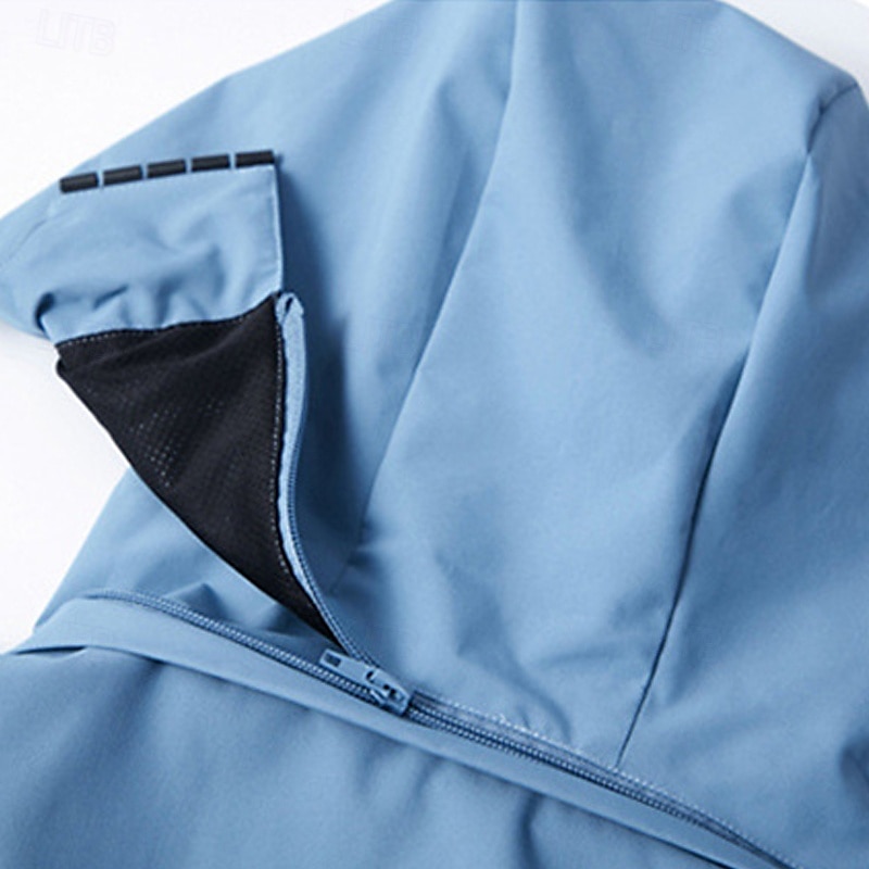 Per uomo Giacca Softshell Giubbino da escursione All'aperto Antivento Giacca leggera Giacca a vento Viaggi Grigio scuro Nero Bianco Rosso Blu del 2025 a $28.99 –P9