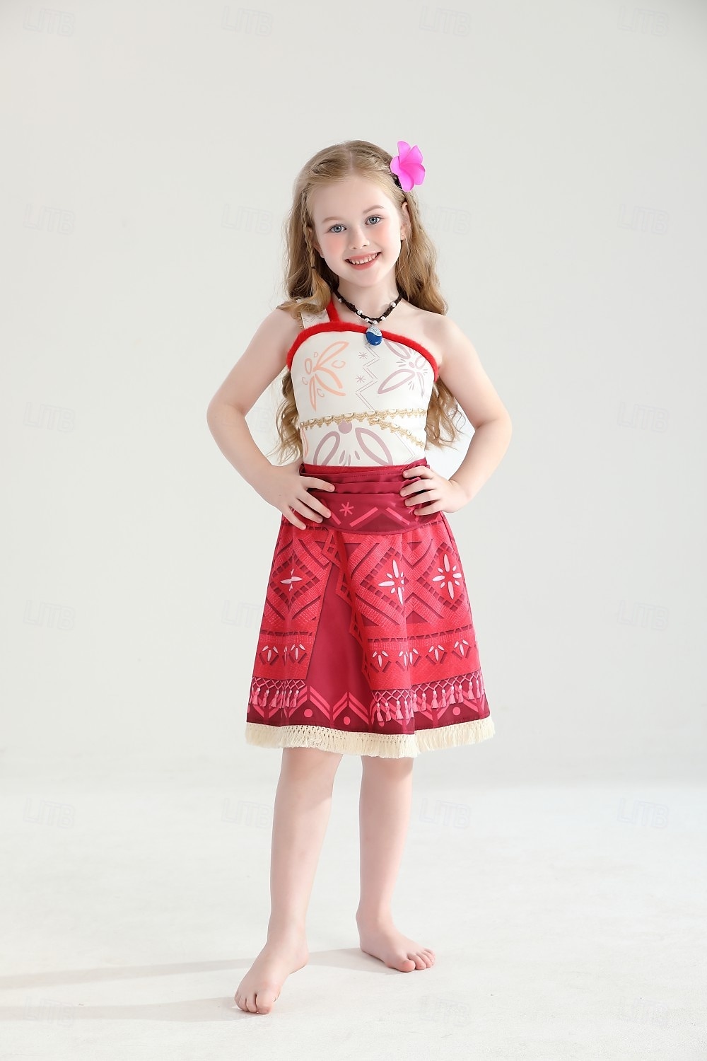 Moana Prinzessin Moana Kleid Kostüm Film- und TV-Themenkostüme Film Cosplay for Mädchen Kinder Karneval Kindertag Welttag des Buches Party Geburtstag Strand 2025 - $35.99 –P12