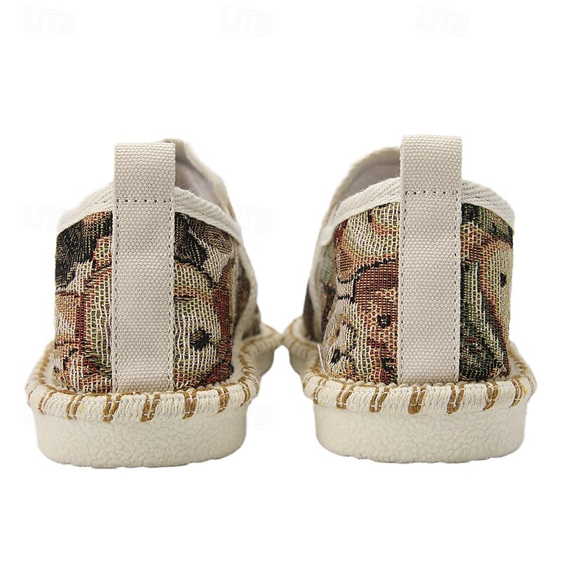 Men's Animal Print Canvas Espadrille Slip-On Shoes with Jute Rope Sole – Comfortable Casual Summer Footwear 2025 - $34.99 –P4