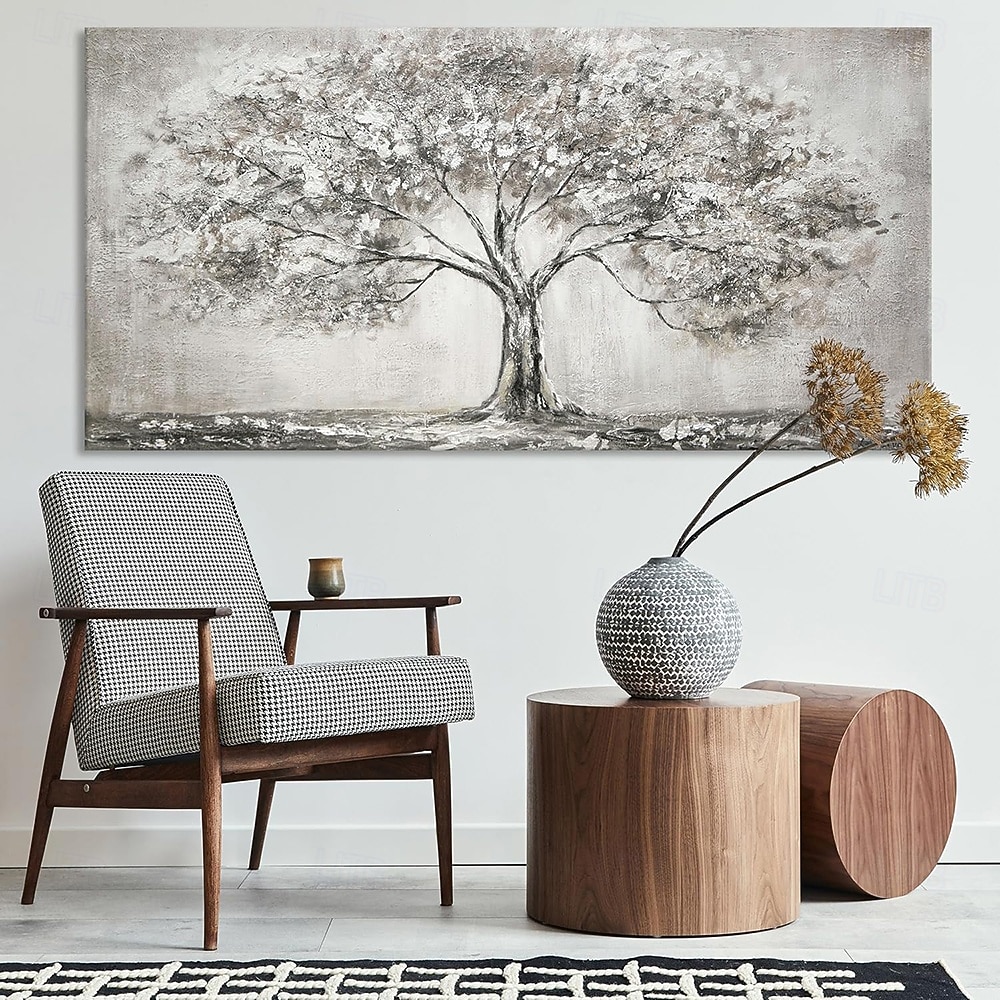 Pinturas al óleo de árboles hechas a mano de Mintura sobre lienzo, arte de pared, decoración, imagen abstracta moderna para decoración del hogar, pintura enrollada sin marco y sin estirar 2026 - $69.99 –P2