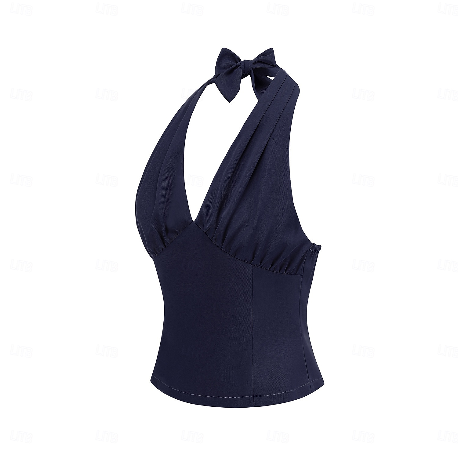 Retro Vintage 1950s Crop Top Halter Fancy Dress Women's Masquerade Event / Party Bachelorette Party Festival Adults' Top 2026 - $24.99 –P2