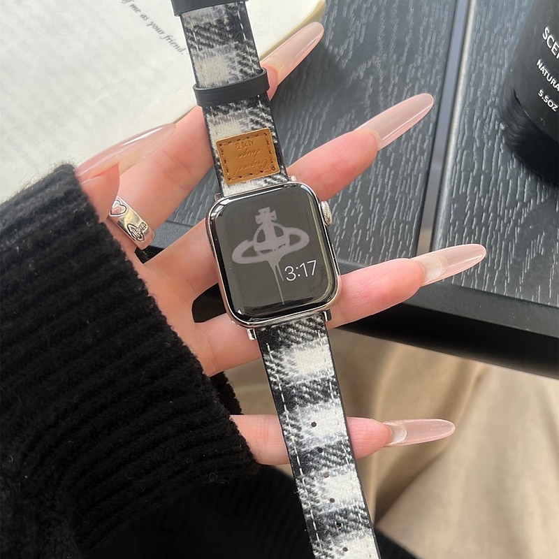 Sólová smyčka Kompatibilní s Řemínek k hodinkám Apple Watch 38 mm 40 mm 41 mm 42 mm 44 mm 45 mm 49 mm Nastavitelný PU kůže Náhradní pásek na hodinky pro iwatch Ultra 2 Series 9 8 7 SE 6 5 4 3 2 1 2025 - $20.99 –P9