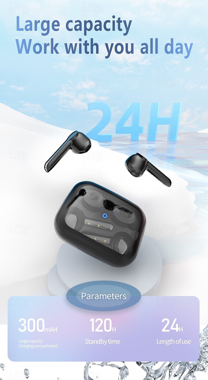 XG15 True Wireless Headphones TWS Earbuds In Ear Bluetooth 5.3 Sports Waterproof IPX4 Long Battery Life for Apple Samsung Huawei Xiaomi MI  Fitness Camping / Hiking Running Mobile Phone Travel 2025 - $31.99 –P3